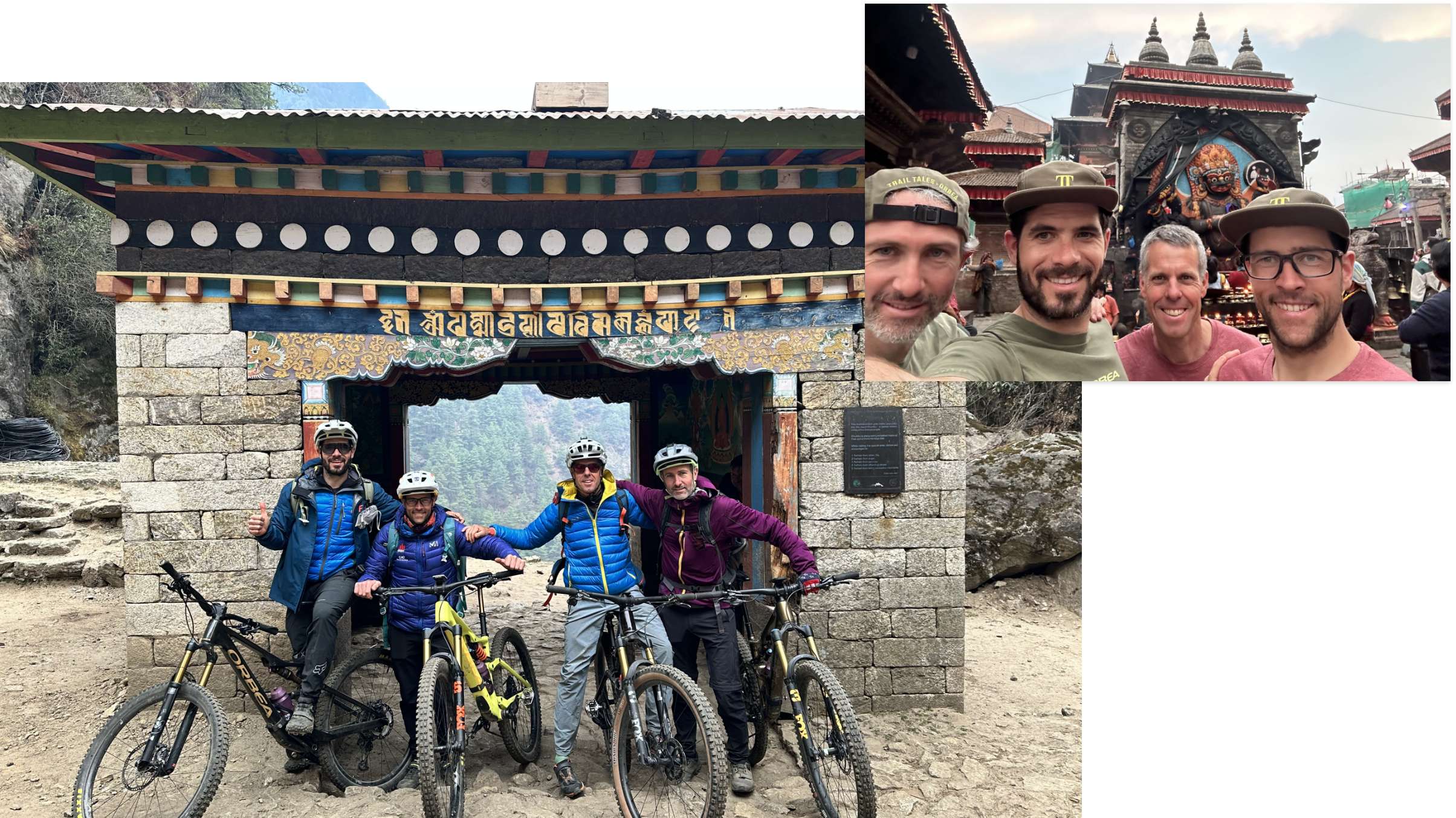 Los 4 amigos que completaron este viaje